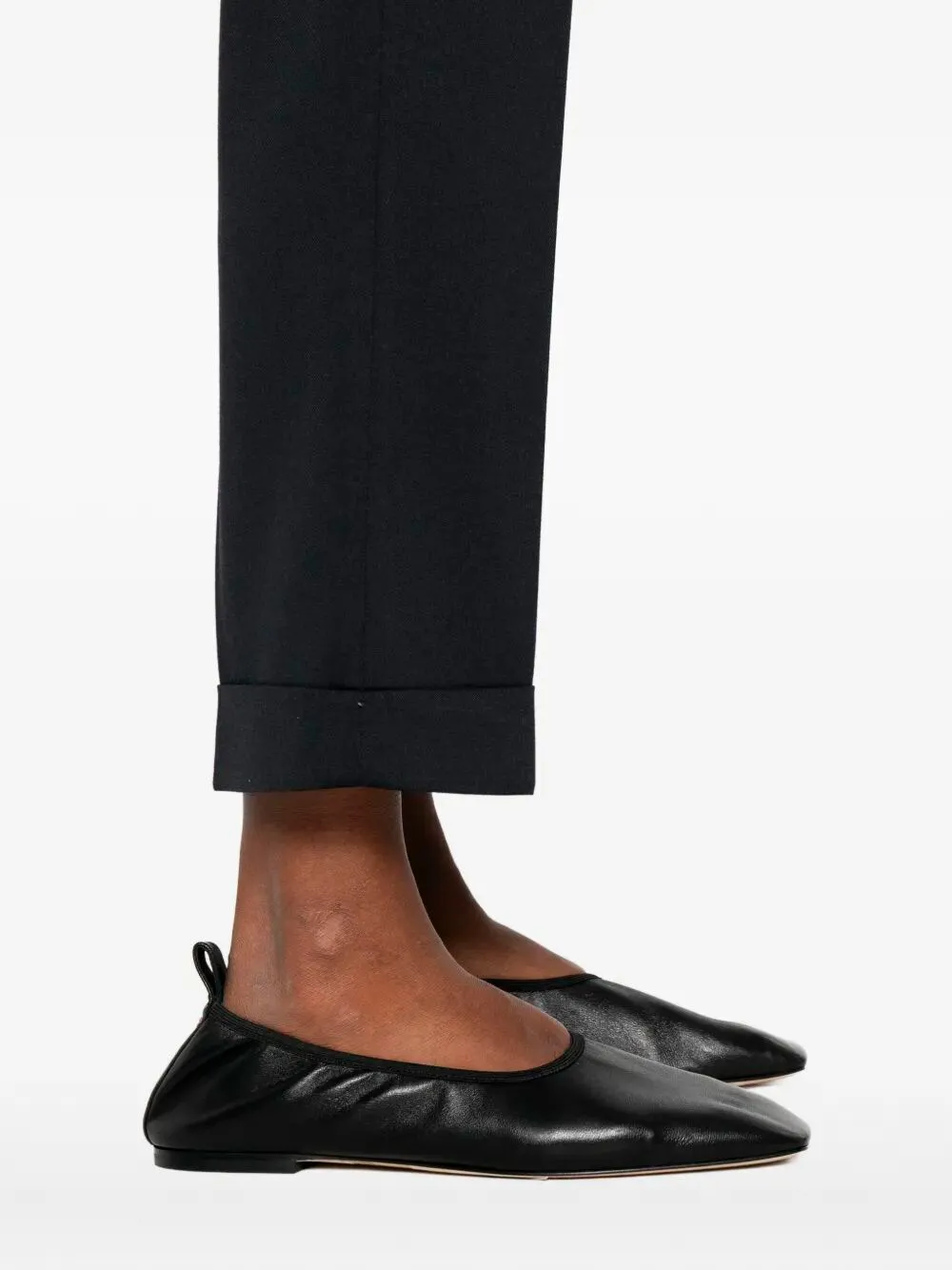 Pressed-Crease Wool Trousers