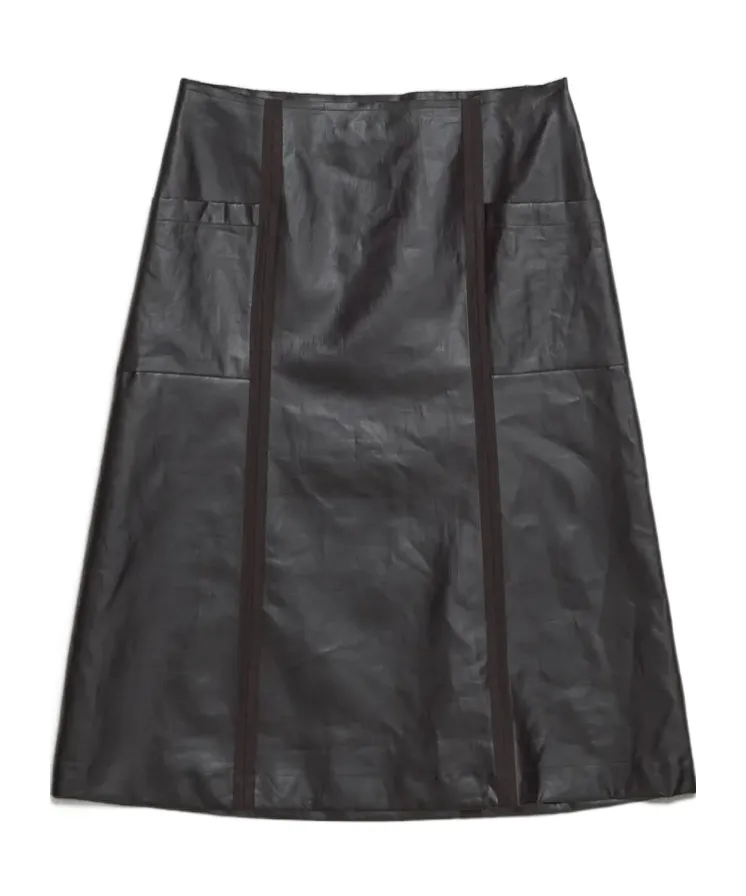 Paloma Wool Vertical Cut Detailed Midi Skirt