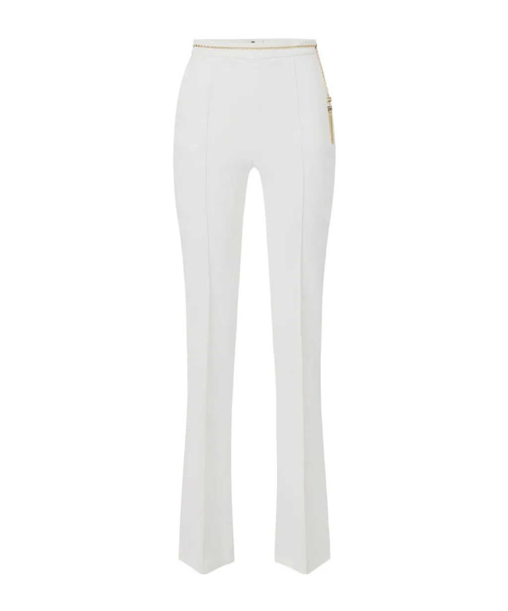 Elisabetta Franchi Chain Detailed Trousers