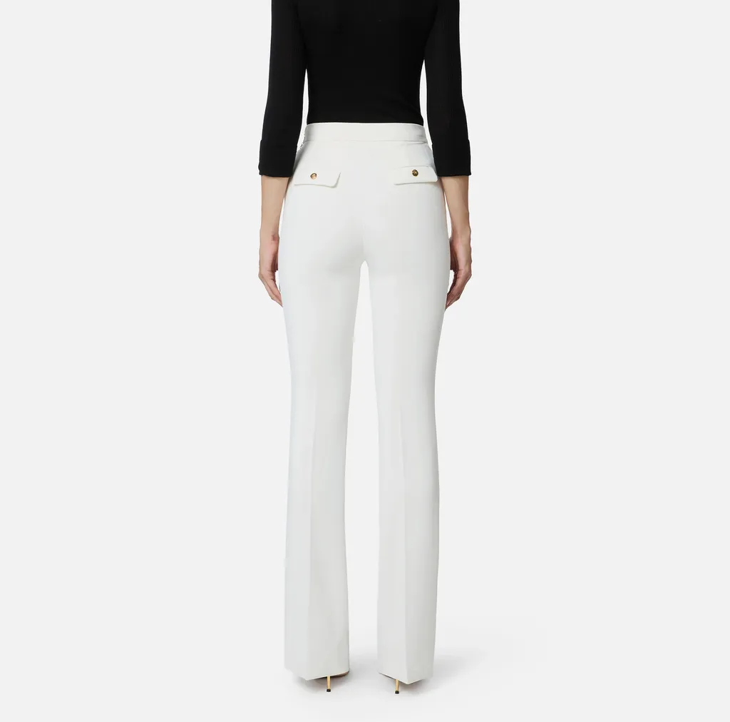 Elisabetta Franchi Chain Detailed Trousers