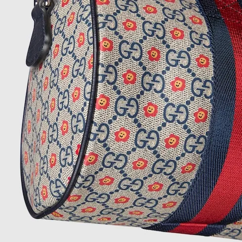 Children's Printed Gg Duffle Bag