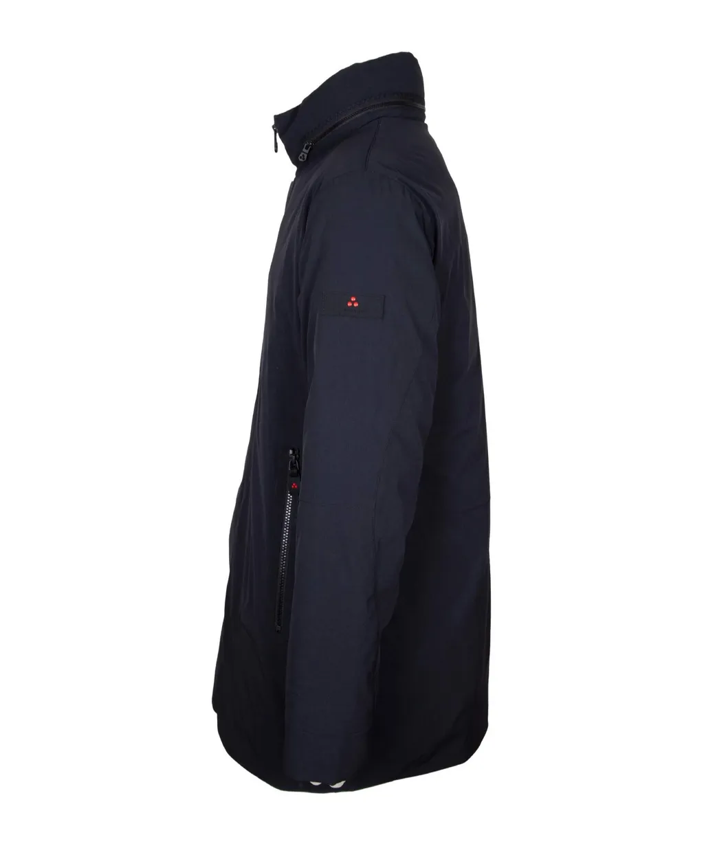 Long-Sleeved Stand-Collar Cotton Coat