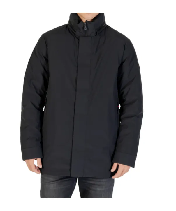 Long-Sleeved Stand-Collar Cotton Coat