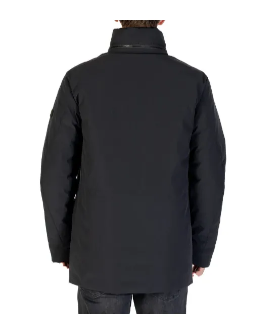 Long-Sleeved Stand-Collar Cotton Coat