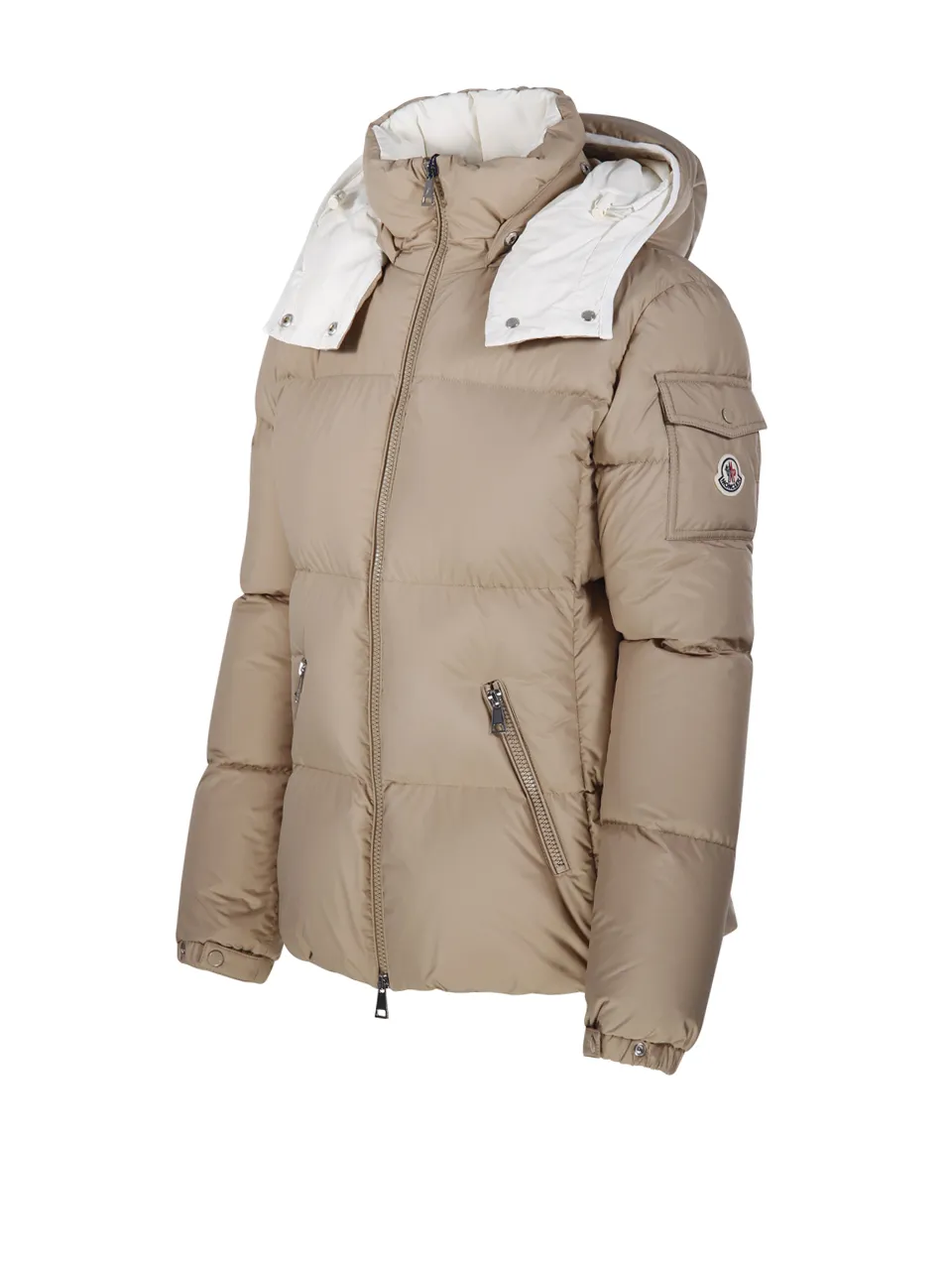 Moncler Fourmines Hooded Short Down Jacket