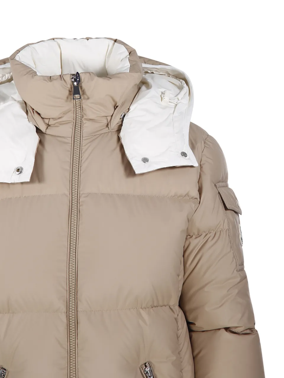Moncler Fourmines Hooded Short Down Jacket
