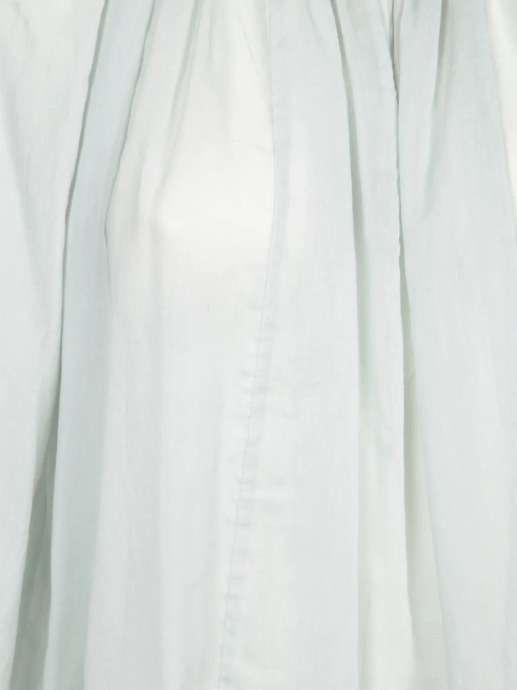 Forte Forte Gathered Neck Long Sleeve Top