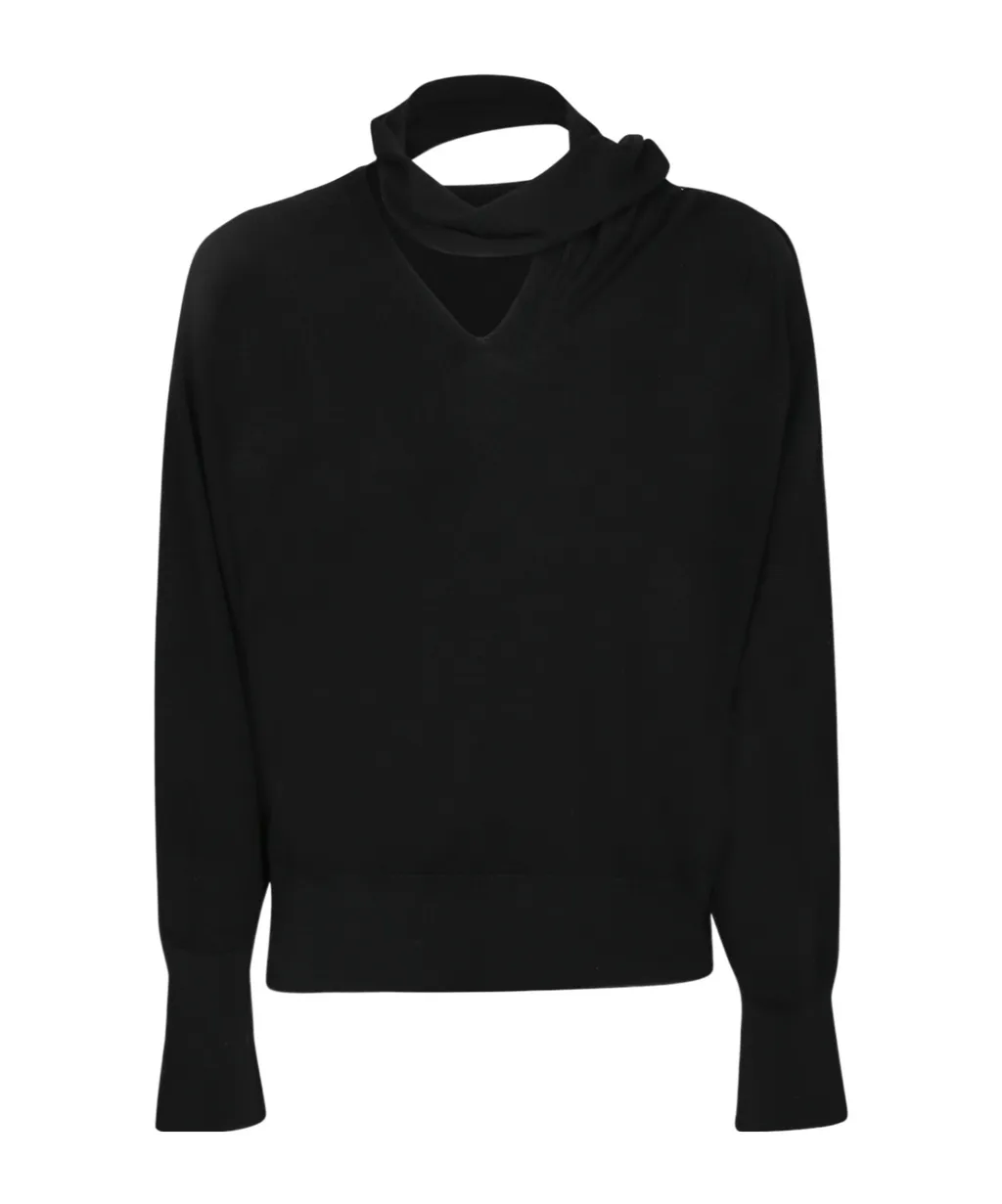 Incotex Cut-Out High Neck Knitwear