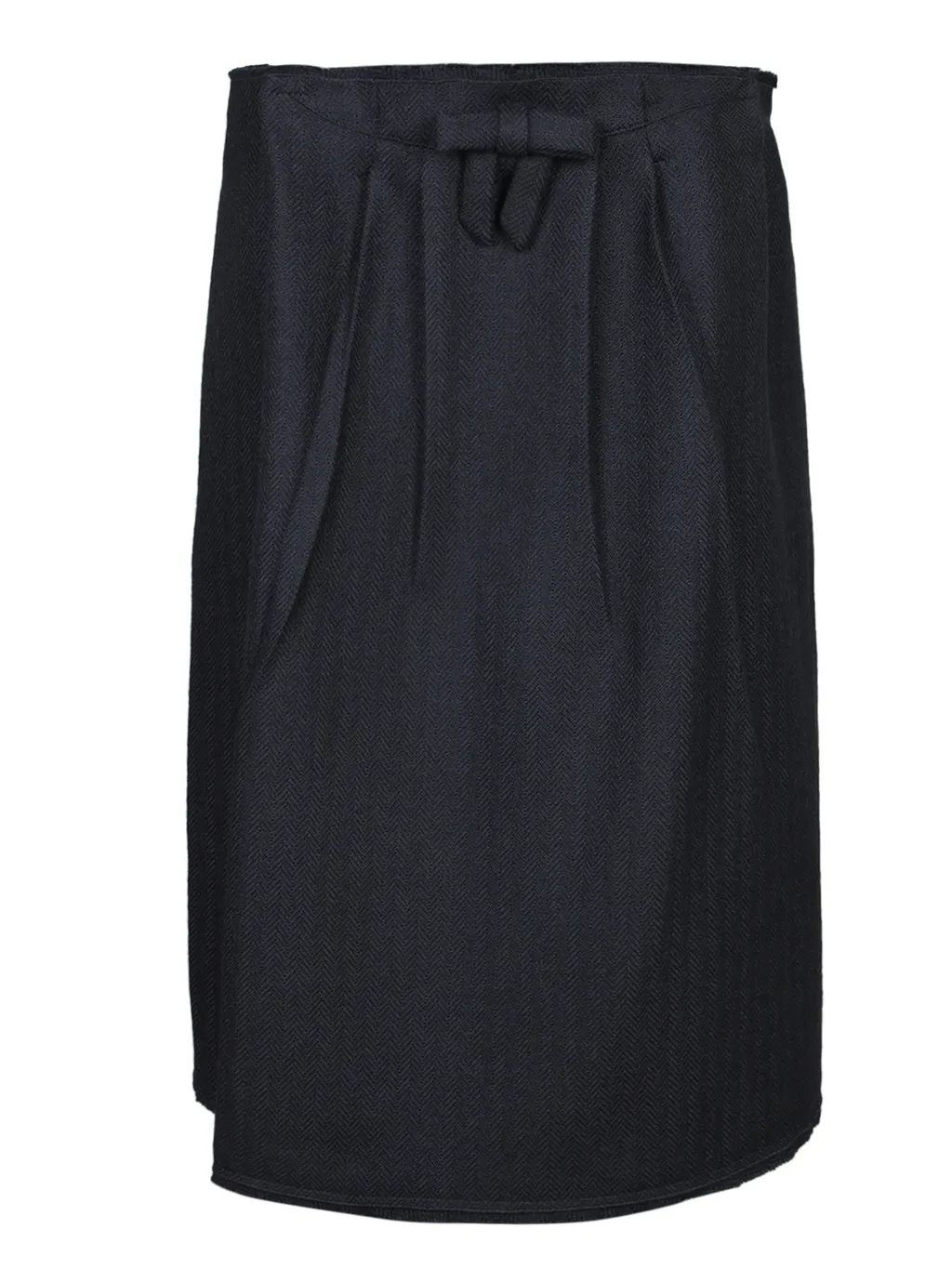 Prada Bow-Detailed Midi Skirt