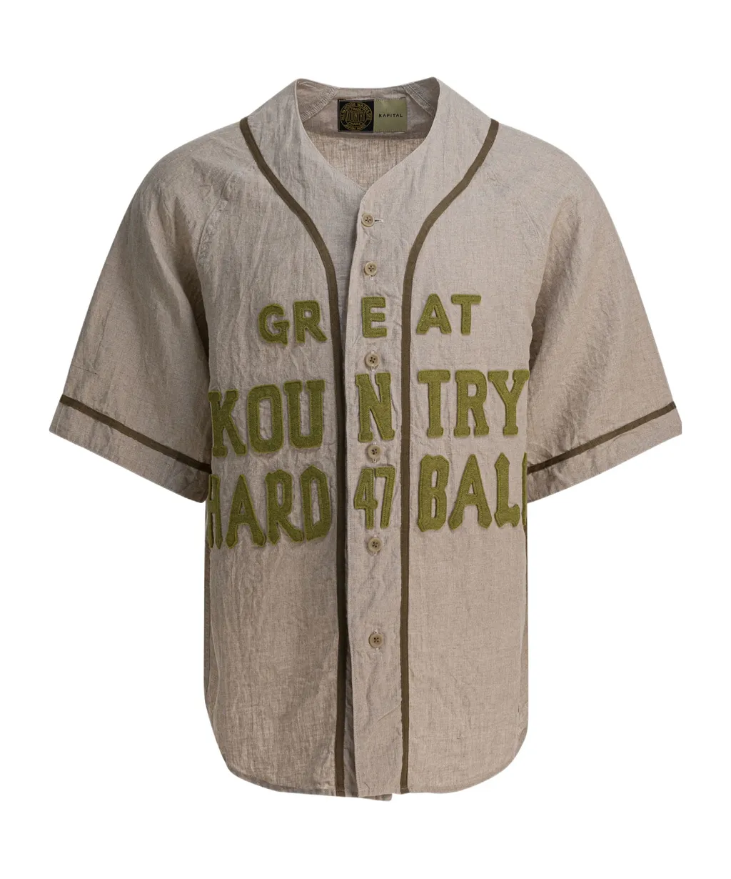 Appliqué Button Shirt