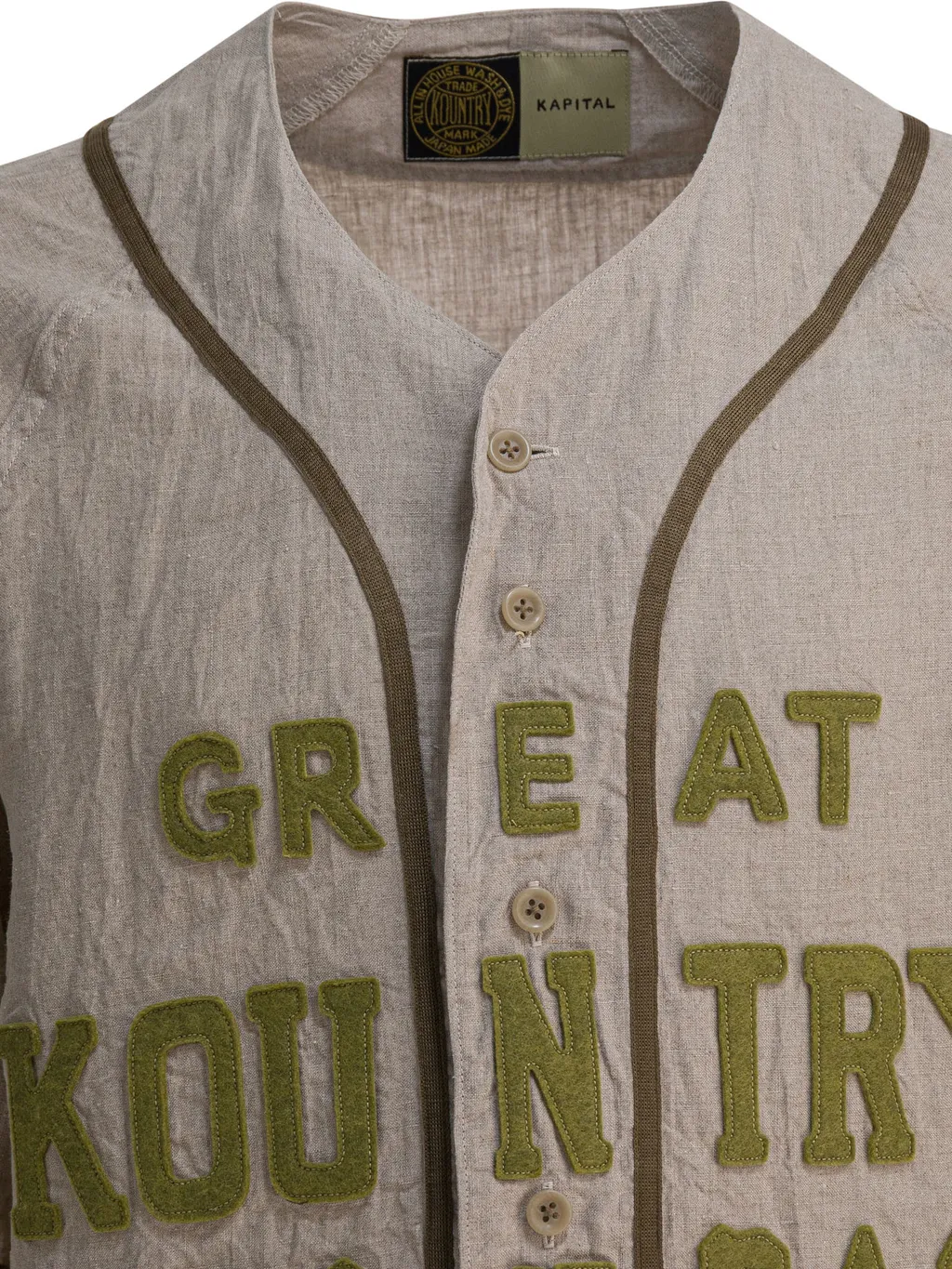 Appliqué Button Shirt