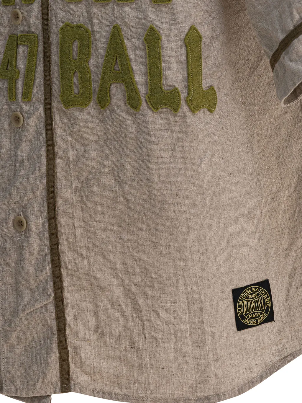 Appliqué Button Shirt