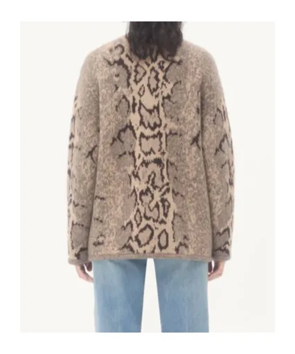 Valentino	Button-Up Crewneck Cardigan