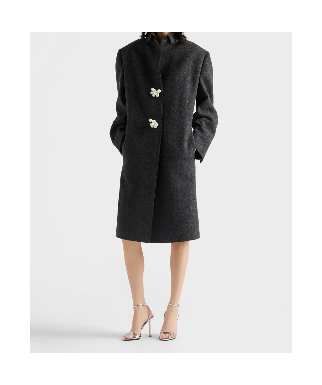 Prada Shetland Long Coat
