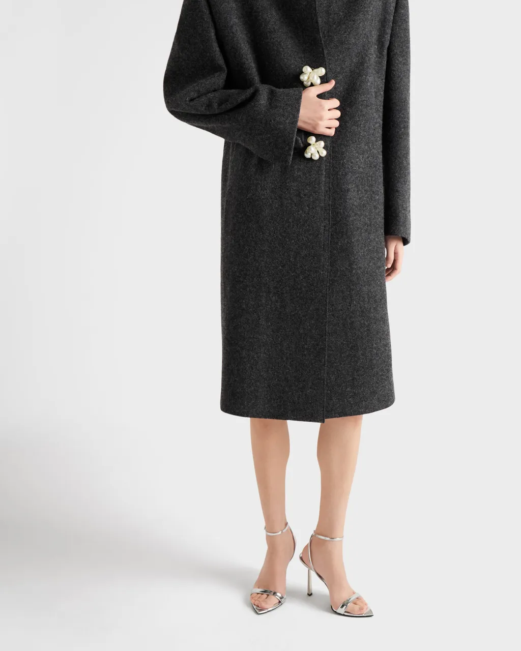 Prada Shetland Long Coat