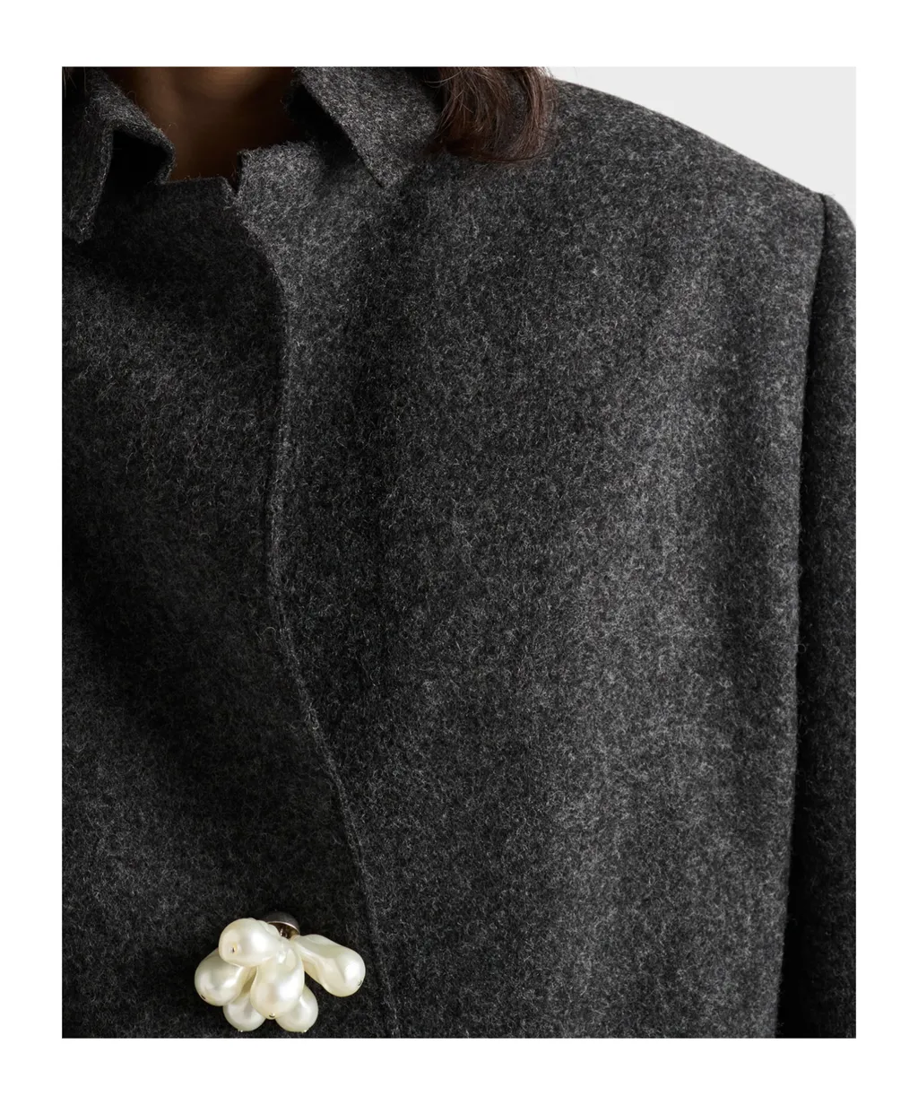 Prada Shetland Long Coat