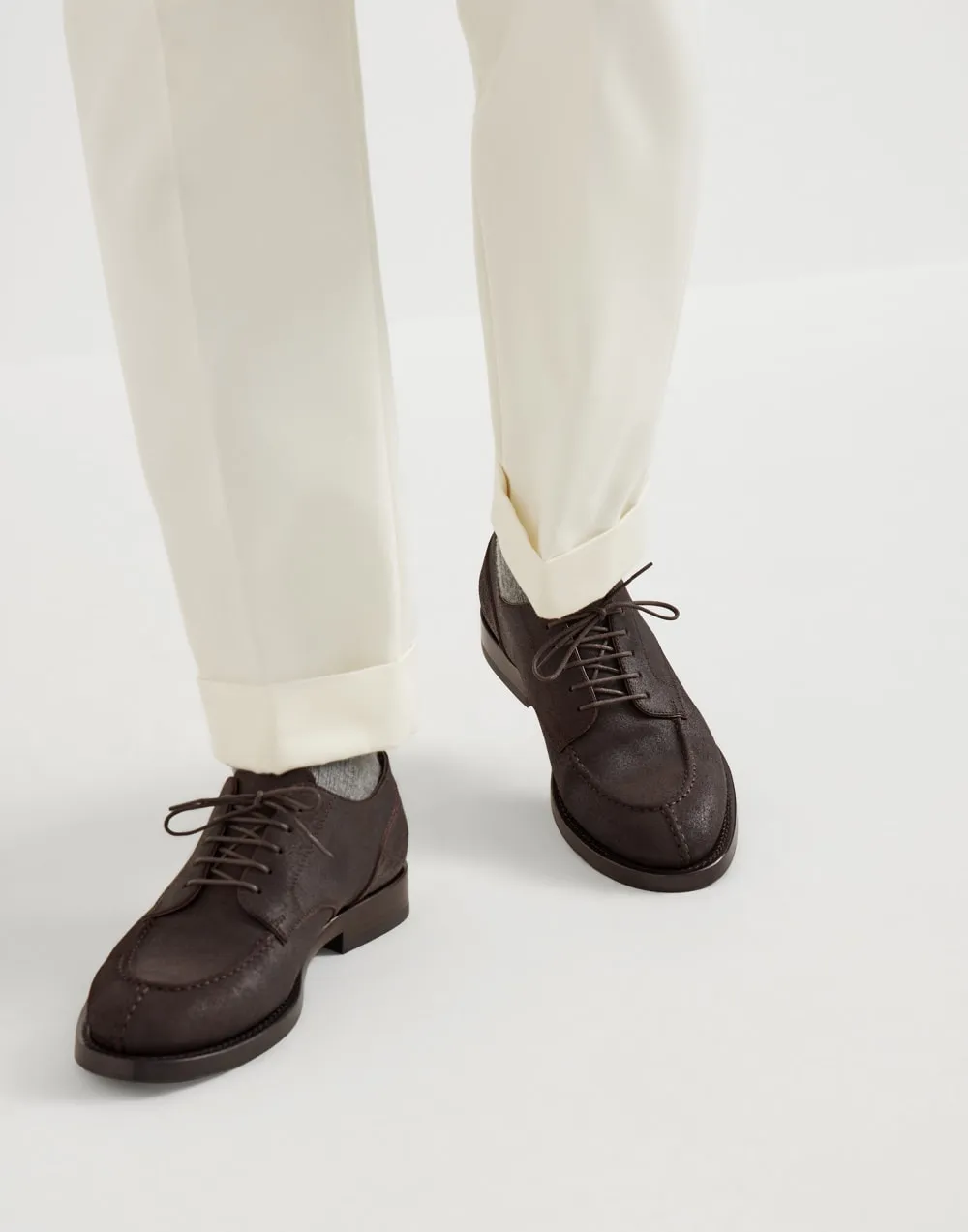 Suede Derby Shoes