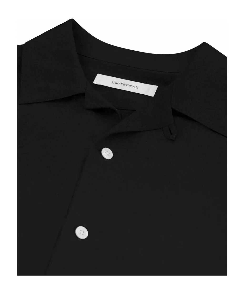 Cuban Shirt In Linen And Silk