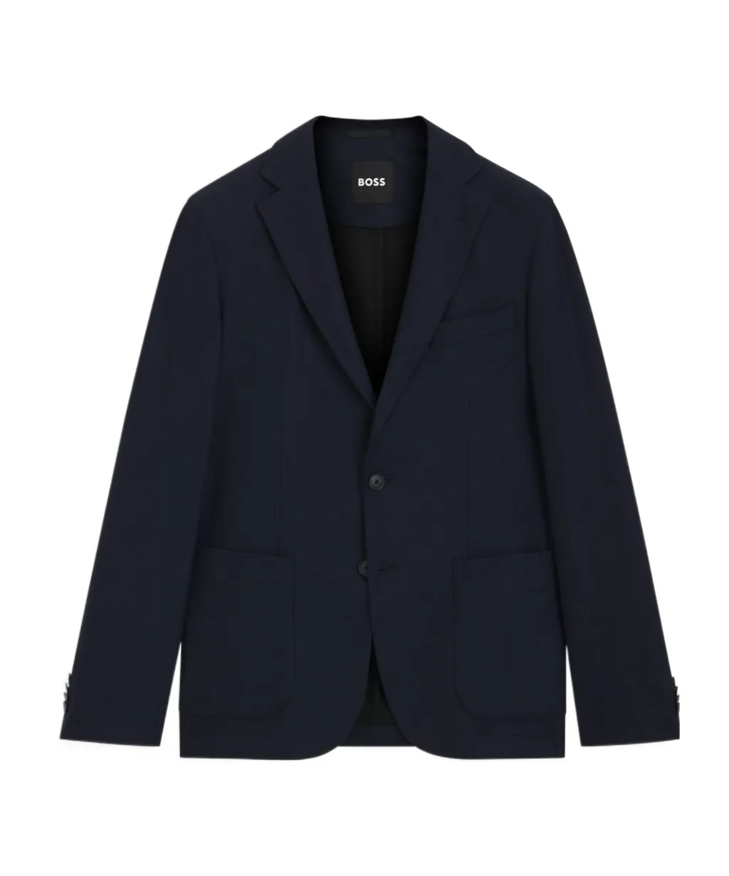 Notched-Lapel Blazer