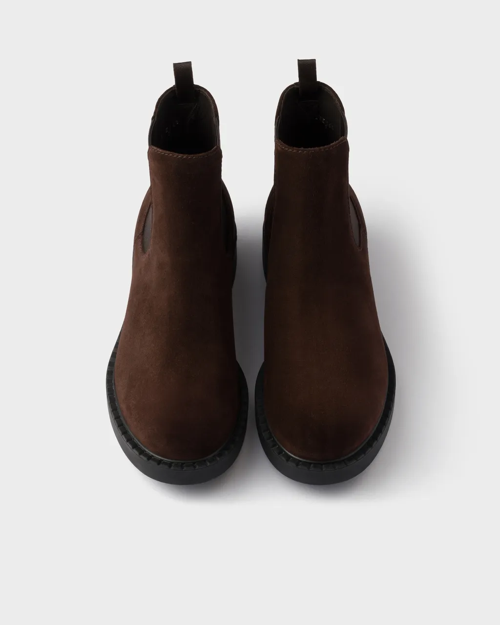 Elastic-Panel Suede Chelsea Boots