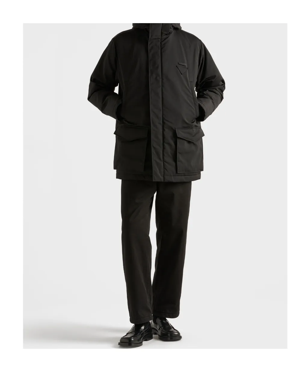 Hooded Flap-Pocket Jacket
