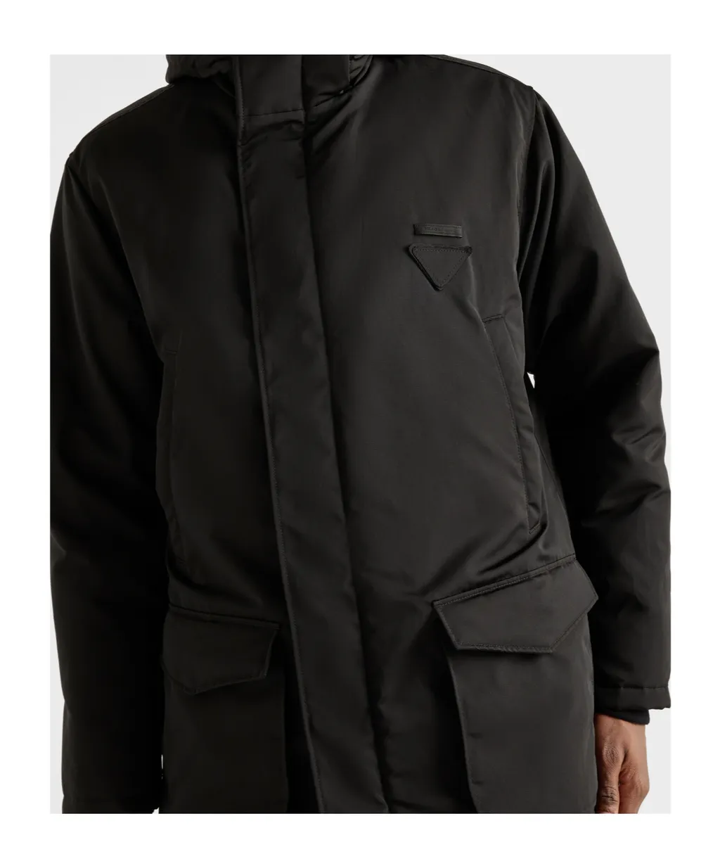Hooded Flap-Pocket Jacket