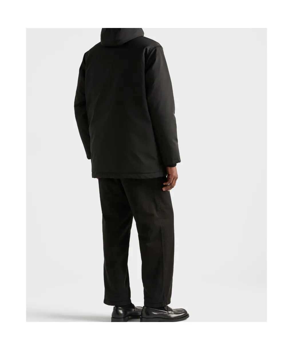 Hooded Flap-Pocket Jacket