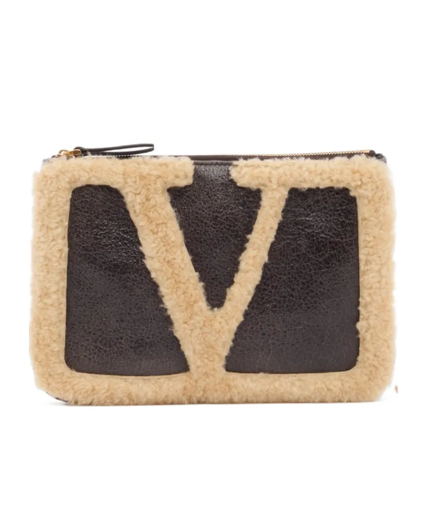 Valentino	Viva Zip-Up Medium Pouch