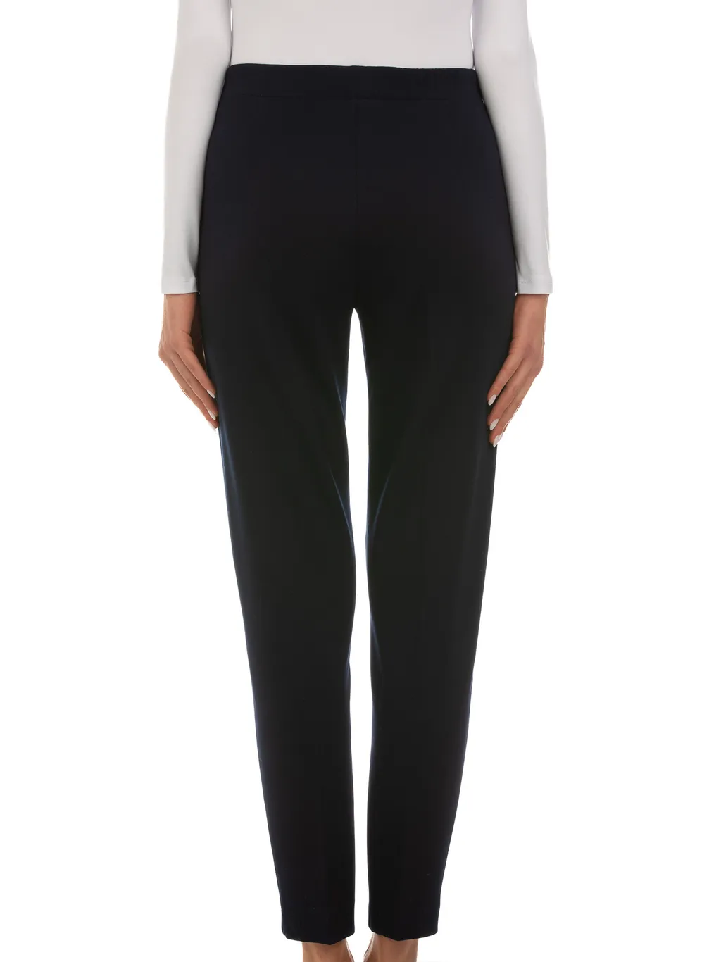 Pressed-Crease Side-Pocket Trousers