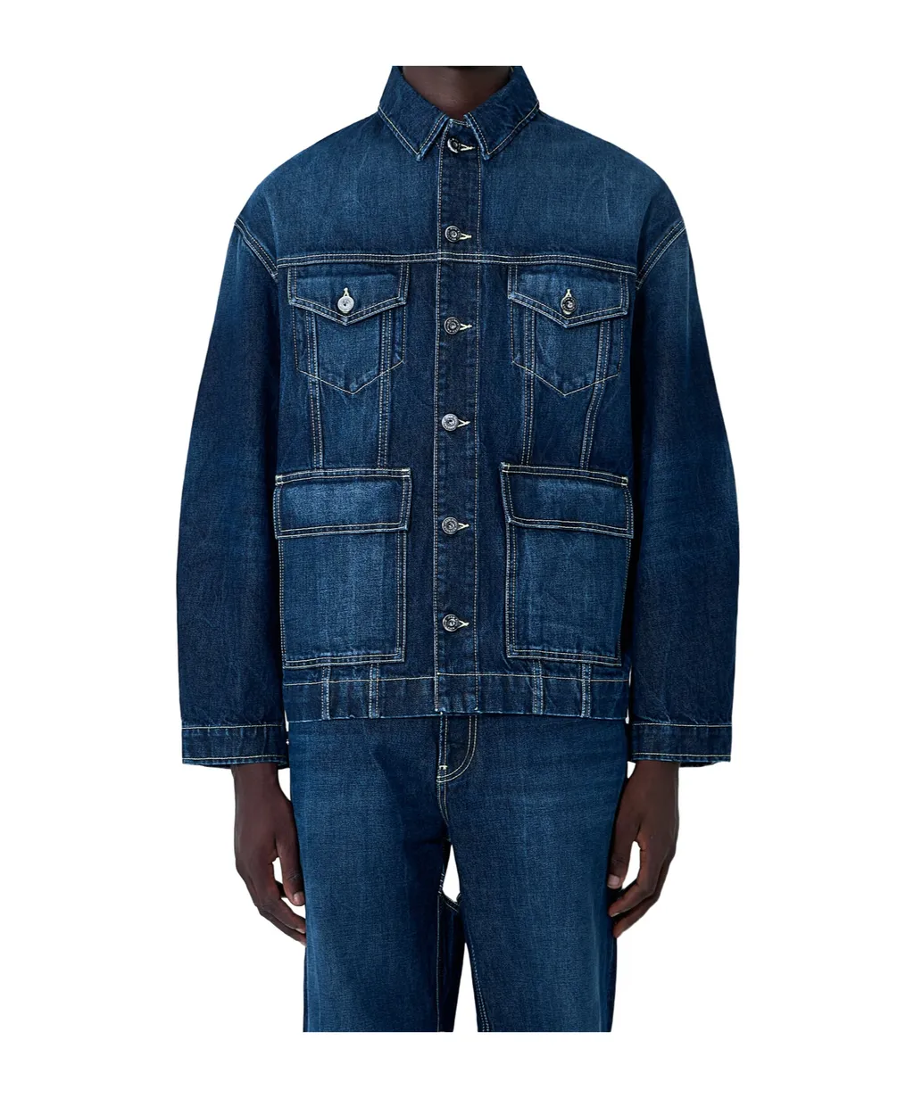 Jean Paul Gaultier Long Sleeved Denim Jacket
