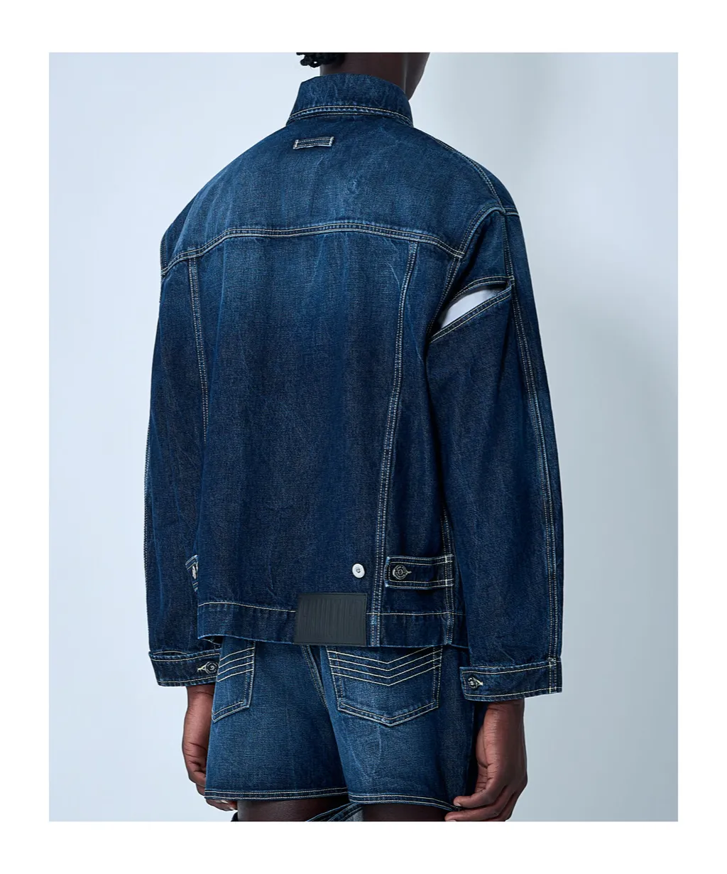 Jean Paul Gaultier Long Sleeved Denim Jacket