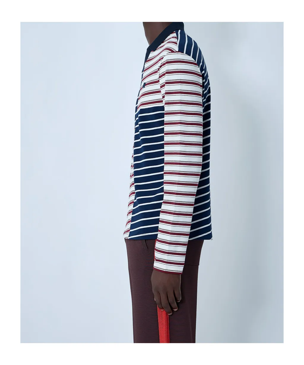 Wales Bonner Striped Logo Motif T-Shirt