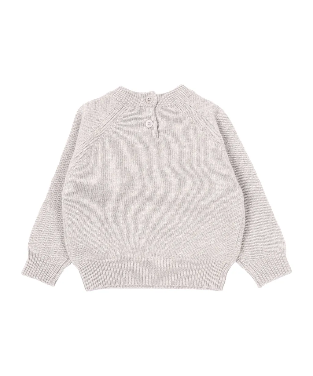 Il Gufo Embroidered Sequin Jumper
