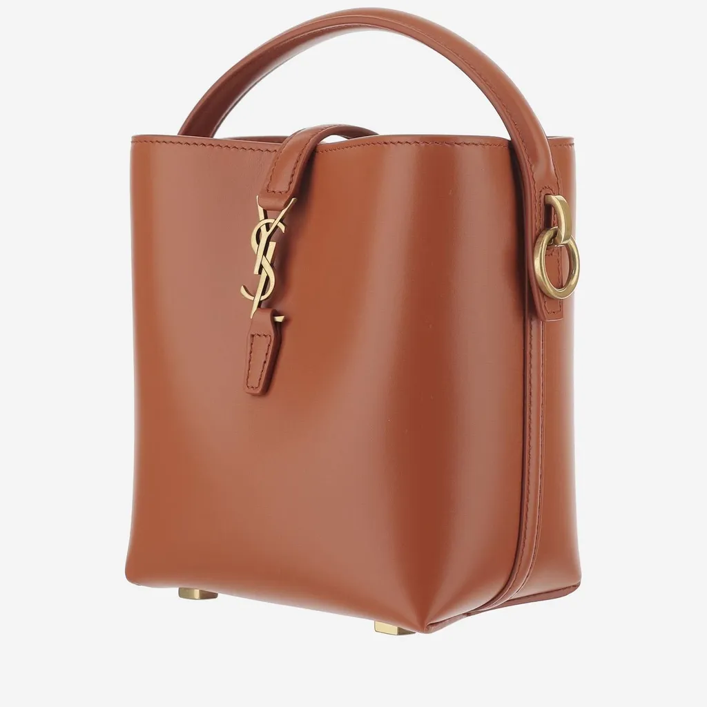 Mini Le 37 Logo-Plaque Bucket Bag