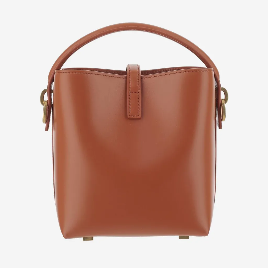 Mini Le 37 Logo-Plaque Bucket Bag