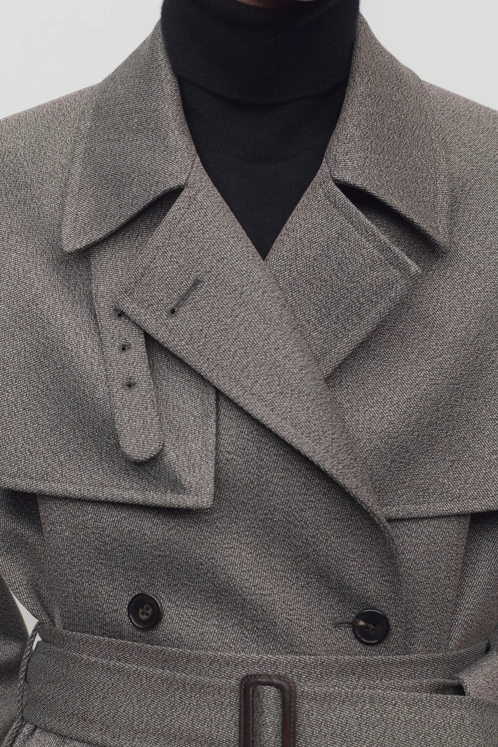 Rhydian Belted Double-Breasted Coat
