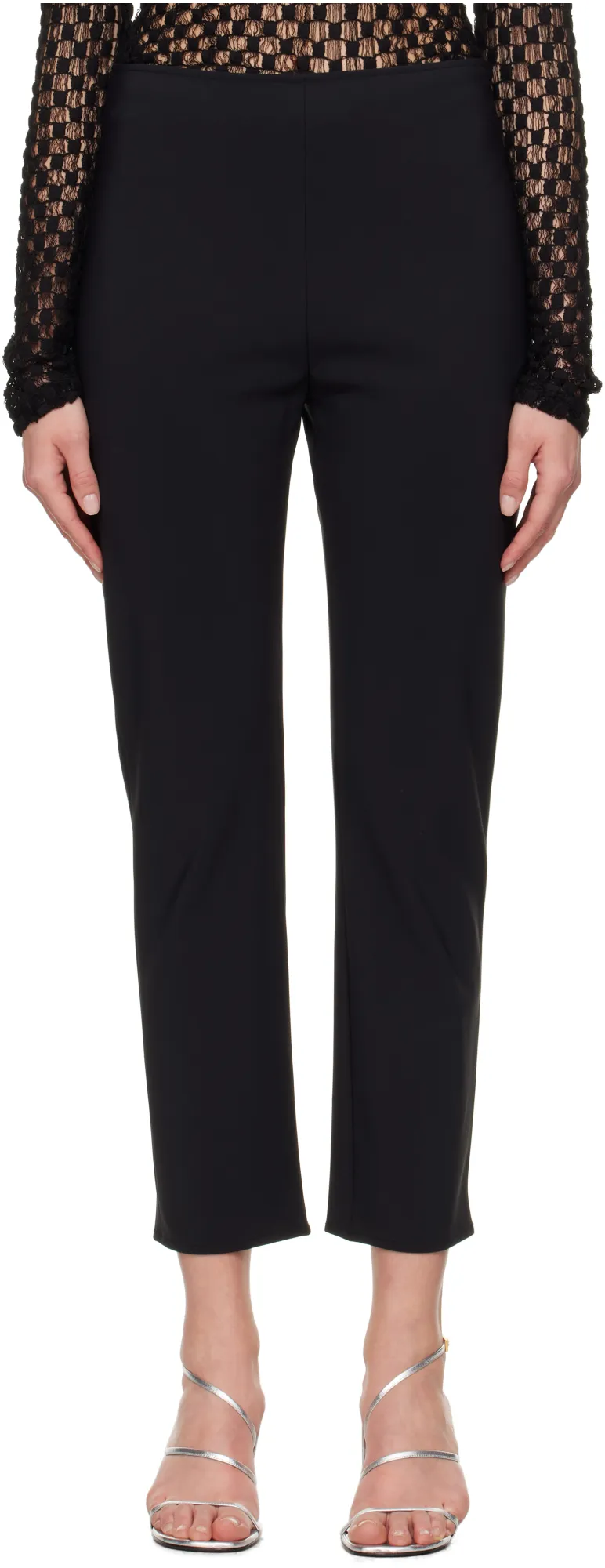 Straight-Leg Casual Pants