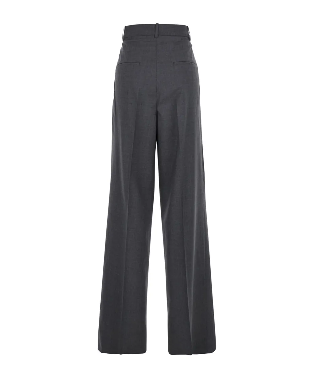 Creased Casual Pants