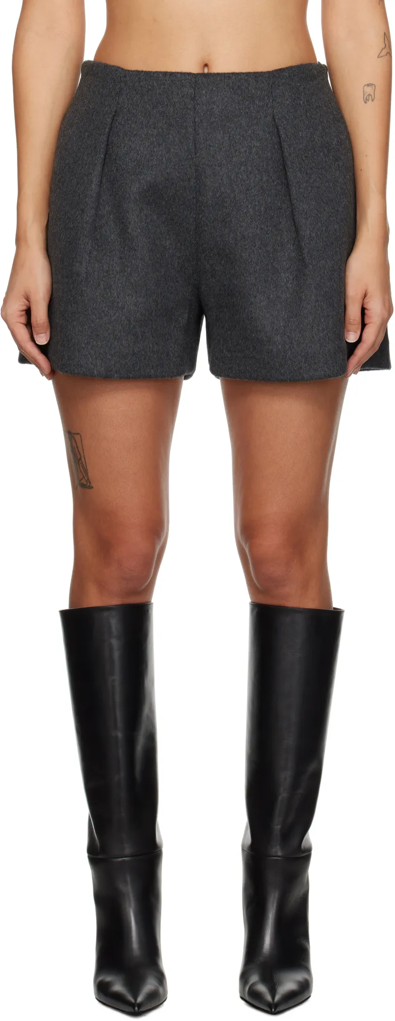 Pleated Shorts