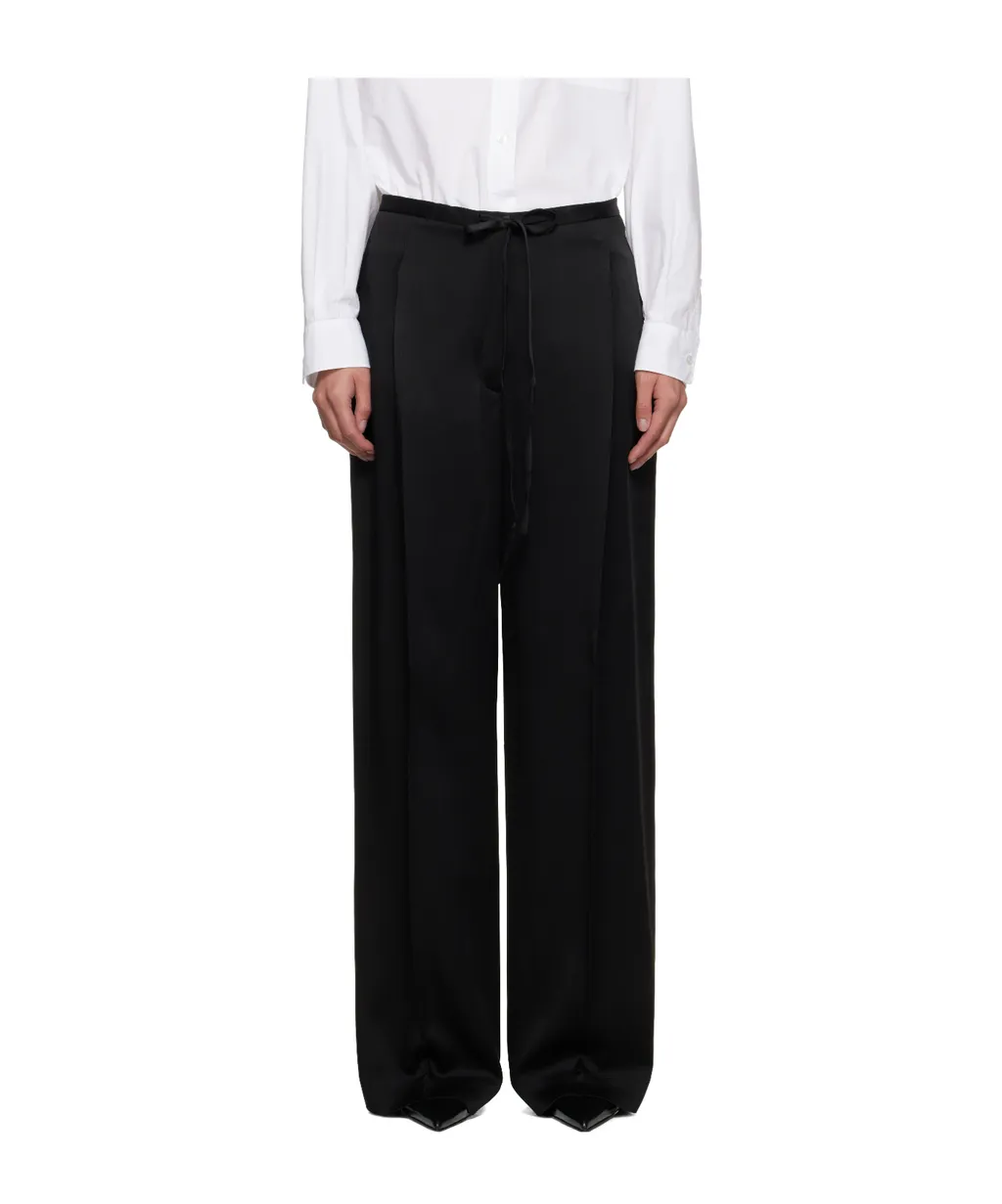 Drawstring Waist Casual Pants