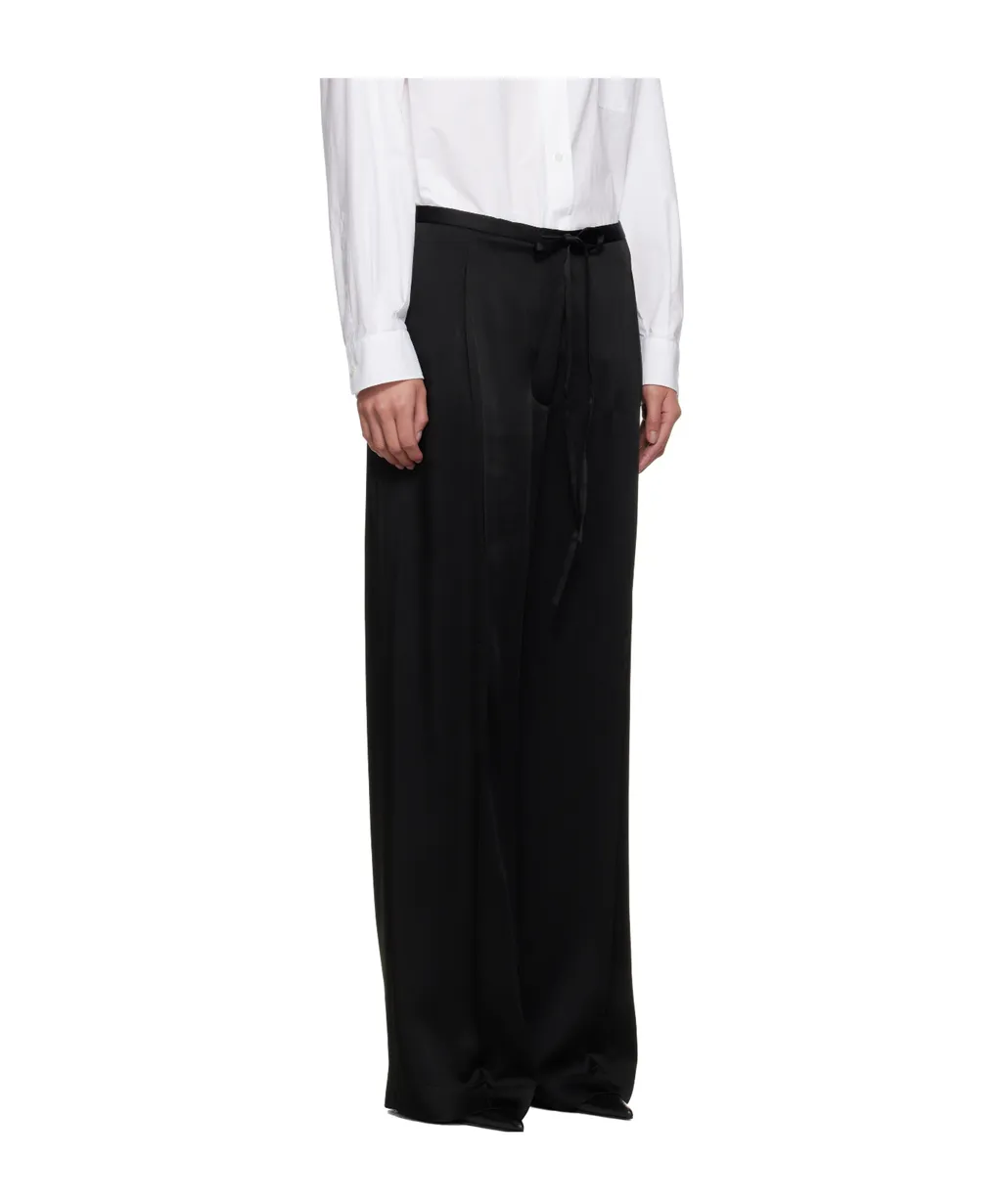 Drawstring Waist Casual Pants