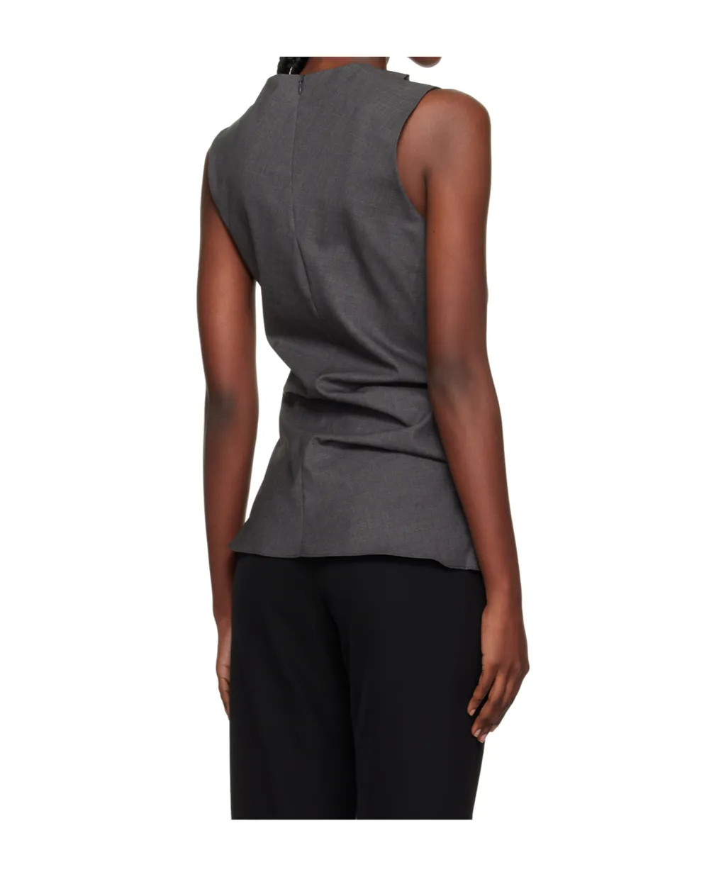 Sleeveless Twist Top