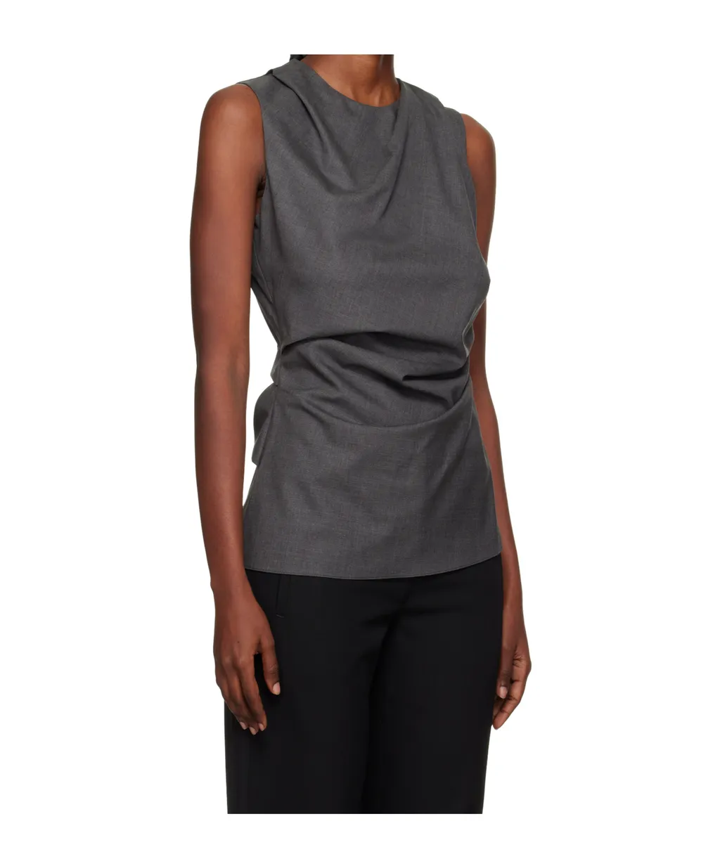 Sleeveless Twist Top