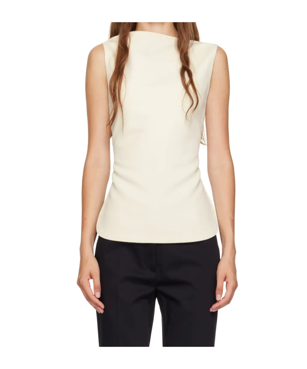 Backless Lace-Up Vest