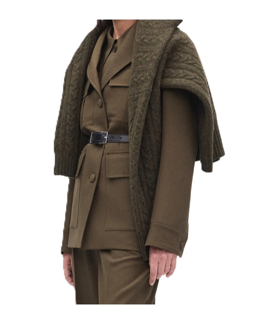 Long-Sleeved Suit Jacket