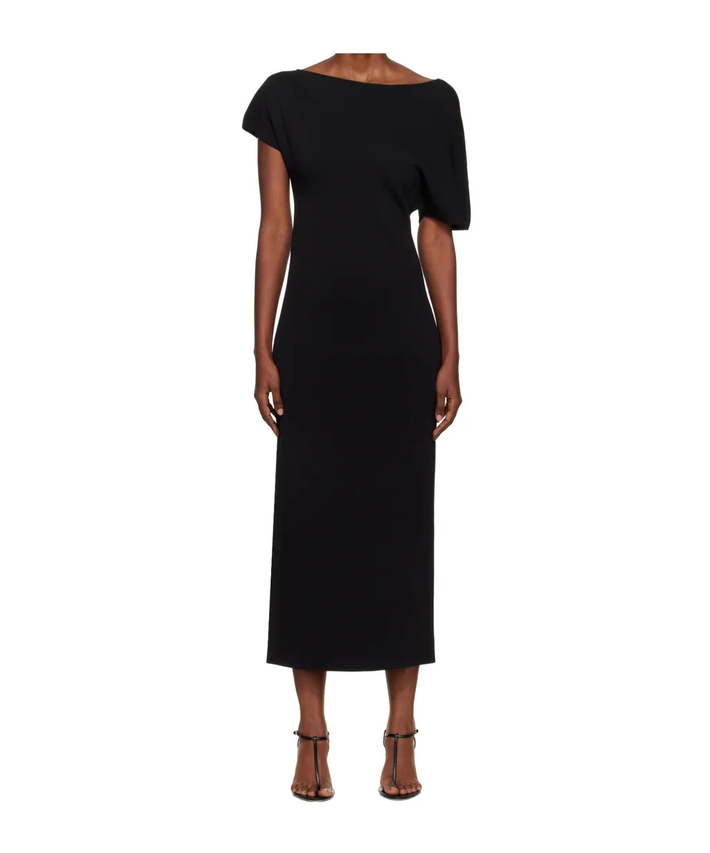 Asymmetric Knitted Dress