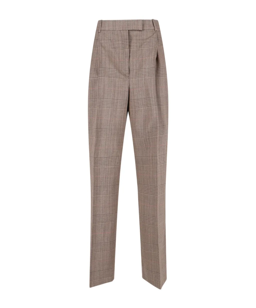 Plaid Casual Pants