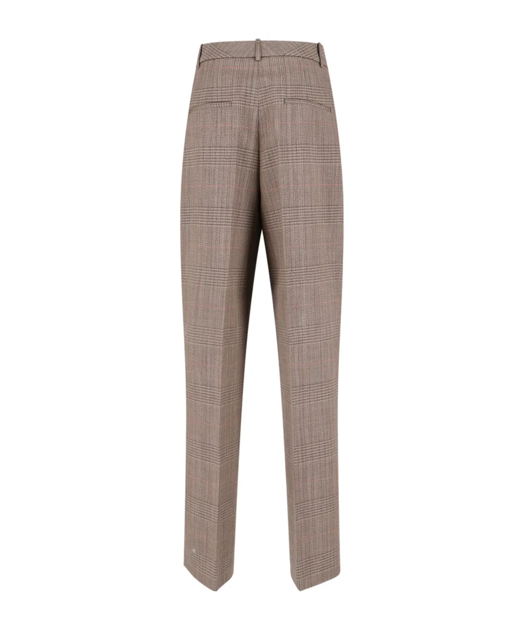 Plaid Casual Pants