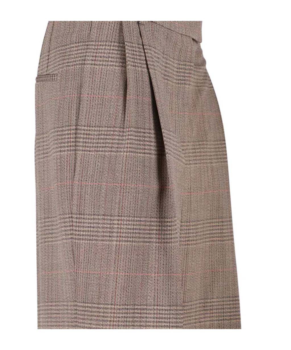 Plaid Casual Pants