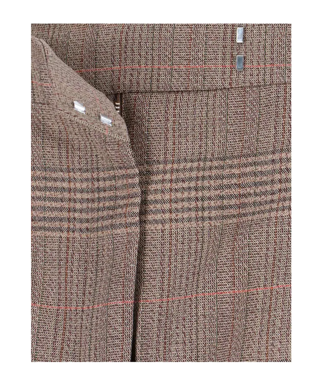 Plaid Casual Pants